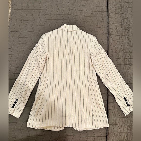 NWT One-button Linen Blazer - size XS - Picture 4 of 4